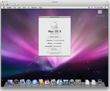 mac os x snow leopard iso get into pc